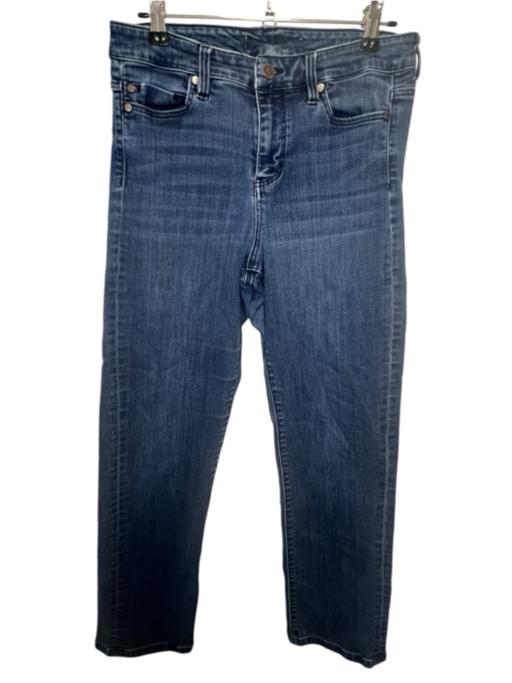 Liverpool Los Angeles Dark Wash Straight Leg High Rise Denim Jeans